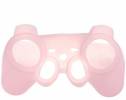 Κάλυμμα σιλικόνης για PS3 χειριστήρια ημιδιάφανο Ροζ